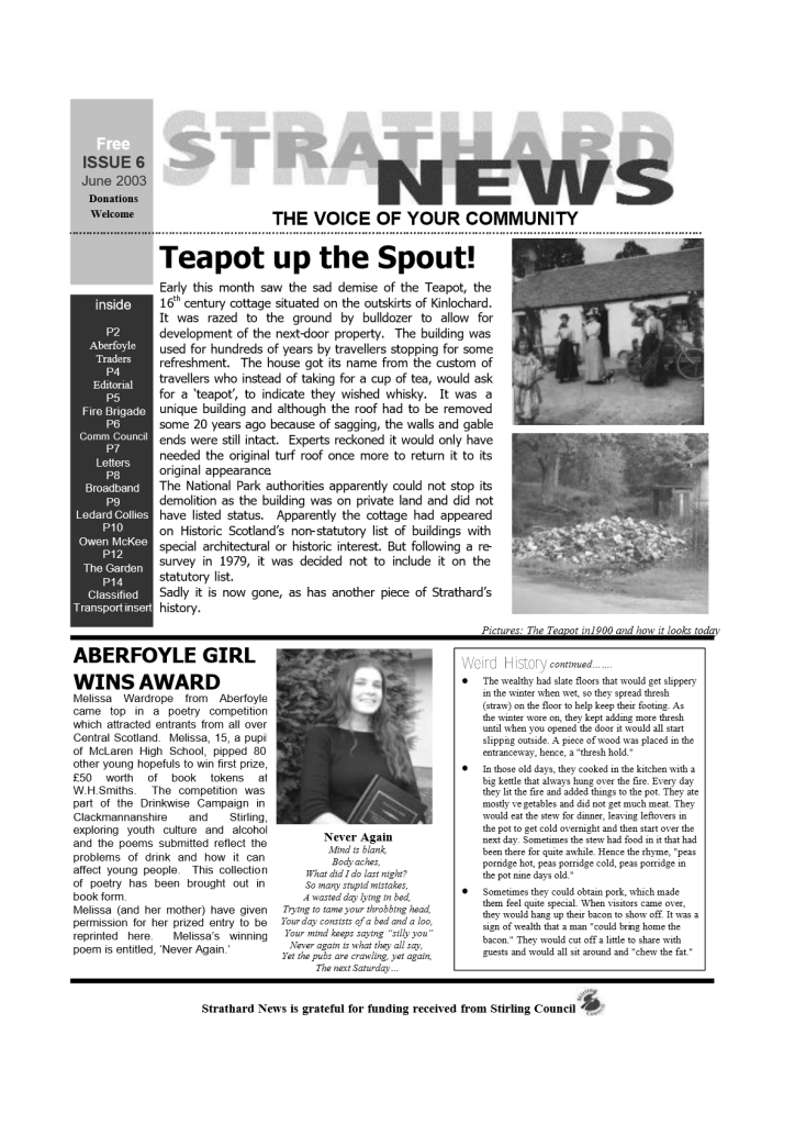 Issue 6: June&nbsp;2003